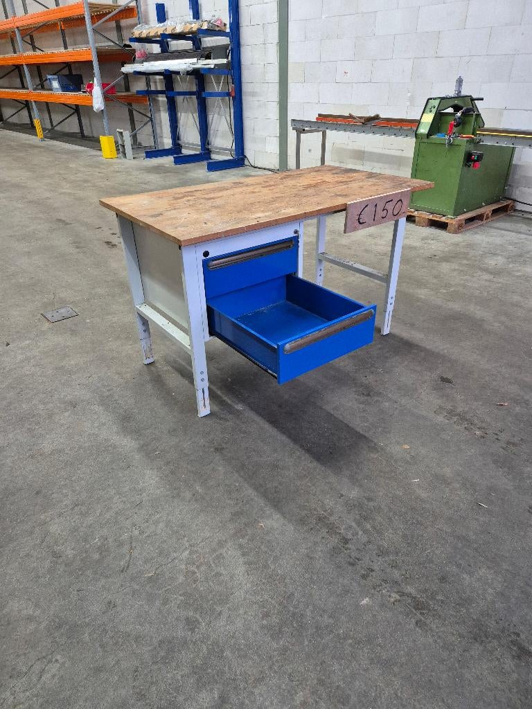 werkbank professionele kwaliteit, Doe-het-zelf en Verbouw, Werkbanken, Ophalen of Verzenden, Gebruikt, 120 tot 170 cm