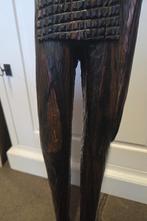 Groot handgesneden houten Afrikaans beeld benin, Ophalen