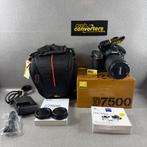 Nikon D7500 + 18-140mm lens, in doos, hoes, lader | 404832