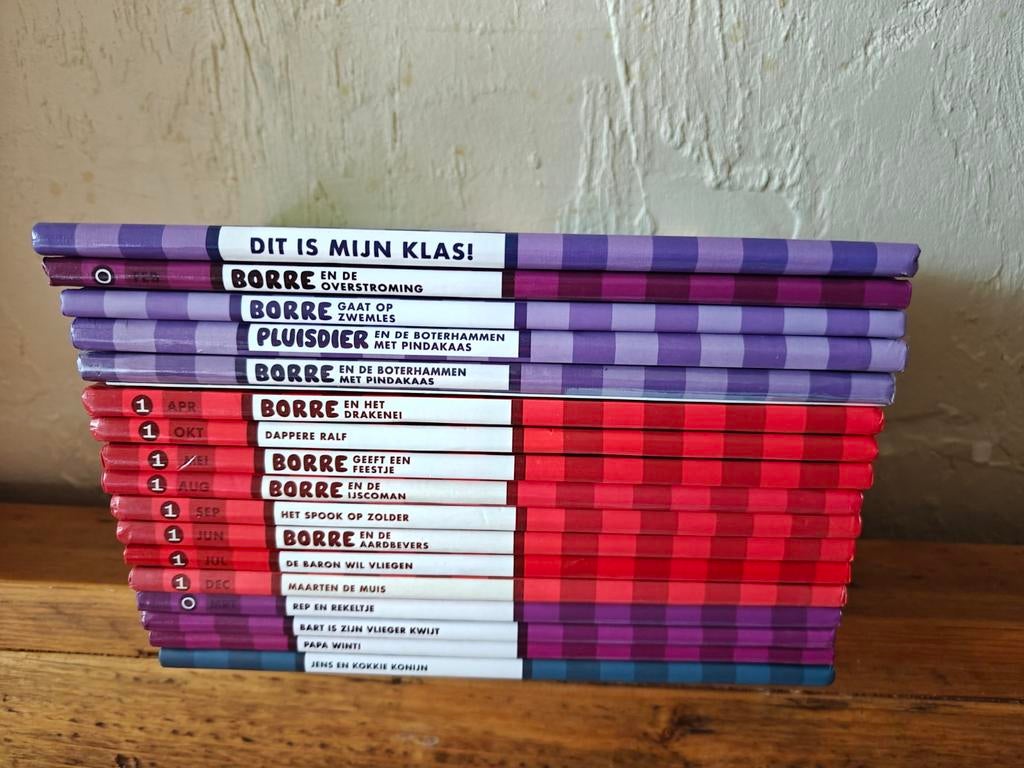 17 Borre  boekjes van groep 0/1., Boeken, Ophalen of Verzenden, Zo goed als nieuw