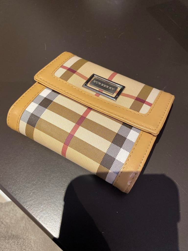 Burberry Portemonnee - Klassiek Ruitpatroon, Overige merken, Beige, Nieuw, Ophalen of Verzenden