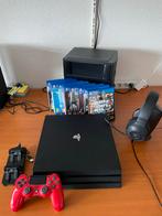 Playstation 4 Pro met games en controller, Spelcomputers en Games, Ophalen of Verzenden, Met 1 controller, Pro, Gebruikt