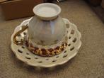 Te koop kopje en schoteltje Bavaria 24 karat, Antiek en Kunst, Ophalen of Verzenden