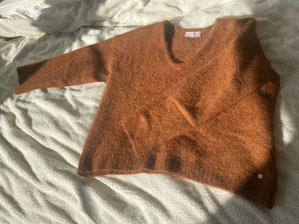 Nieuw Studio Anneloes Liana V-neck caramel pullover maat L, Ophalen of Verzenden, Nieuw, Maat 42/44 (L), Bruin
