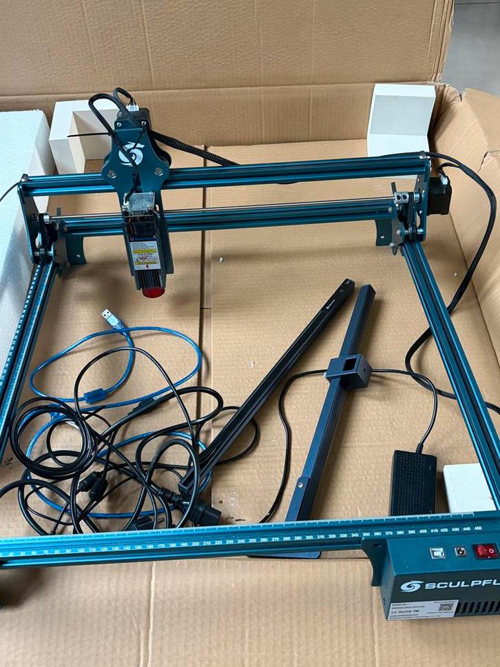 SCULPFUN S9 5.5W Lasergraveermachine + camera Free, Hobby en Vrije tijd, Overige Hobby en Vrije tijd, Nieuw, Ophalen of Verzenden
