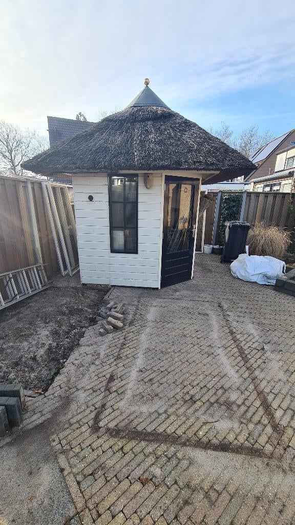 Koperen ronde kap met bol, Ophalen, Gebruikt