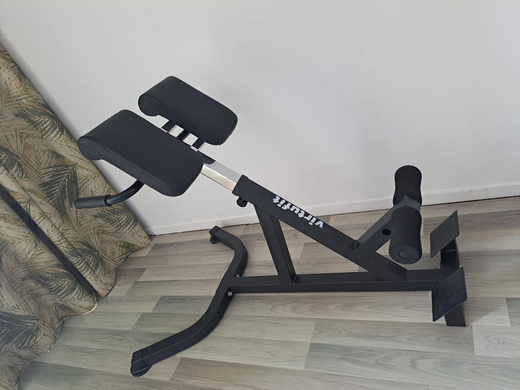 Roman chair/hyperextensie bank, Sport en Fitness, Fitnessmaterialen, Ophalen, Nieuw, Buik, Fitnessbank