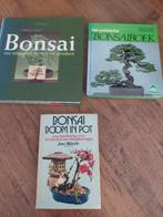 3 boeken over bonsai bomen, Gelezen, Bloemen, Planten en Bomen, Diverse auteurs, Ophalen of Verzenden