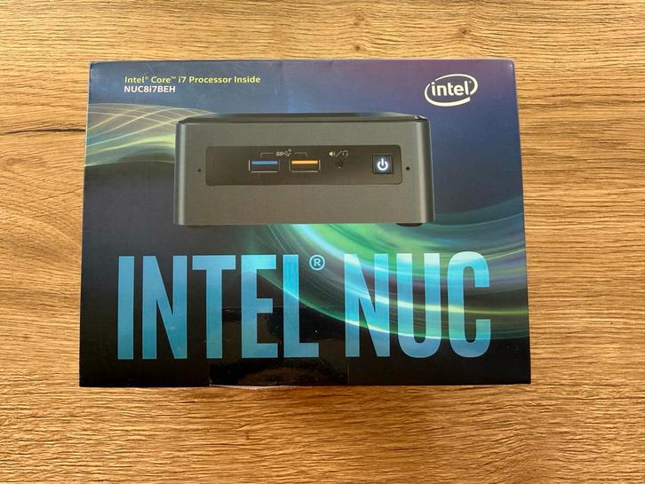 Intel NUC NUC8i7BEH Intel i7, Computers en Software, Barebones, Zo goed als nieuw, Ophalen of Verzenden