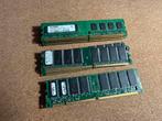 Stapeltje RAM geheugens: SD-RAM, DDR en DDR2, Computers en Software, RAM geheugen, Ophalen of Verzenden, DDR, Desktop, Gebruikt