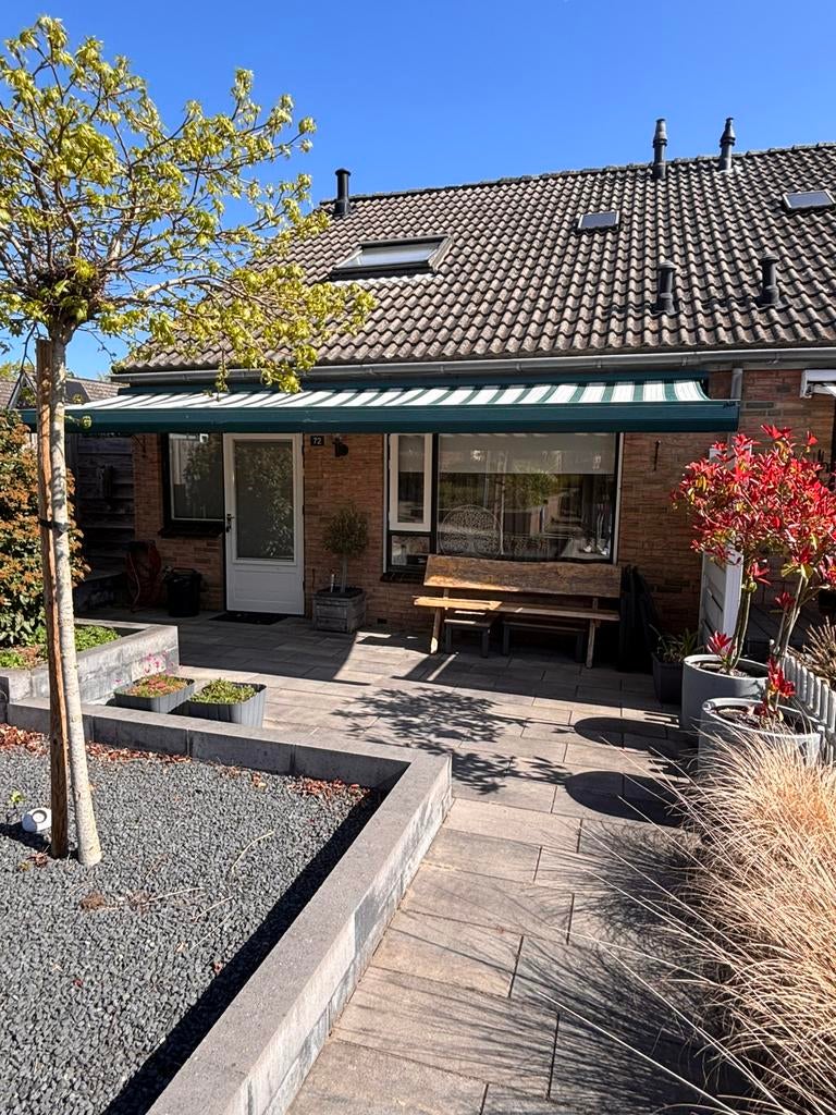 Uitval zonnescherm (select), Tuin en Terras, Ophalen, Gebruikt, 450 cm of meer, Elektrisch