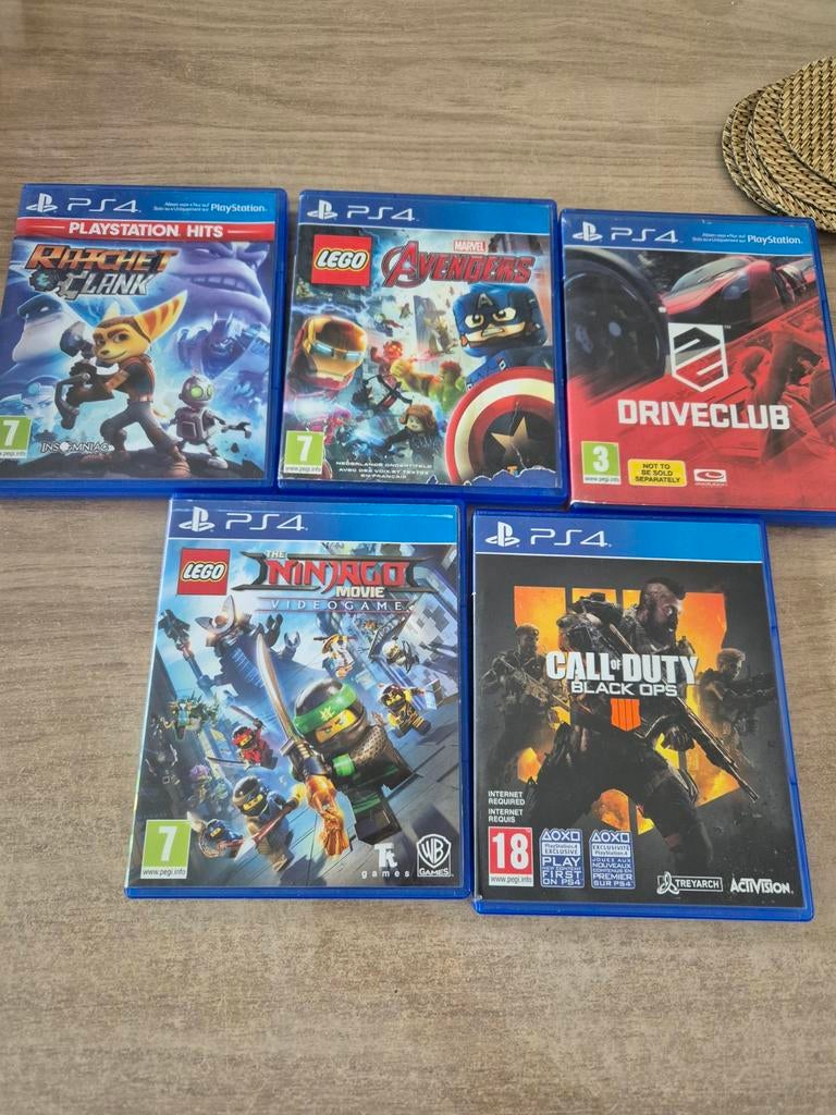 5 ps4 spellen, Spelcomputers en Games, 1 speler, Ophalen of Verzenden, Zo goed als nieuw