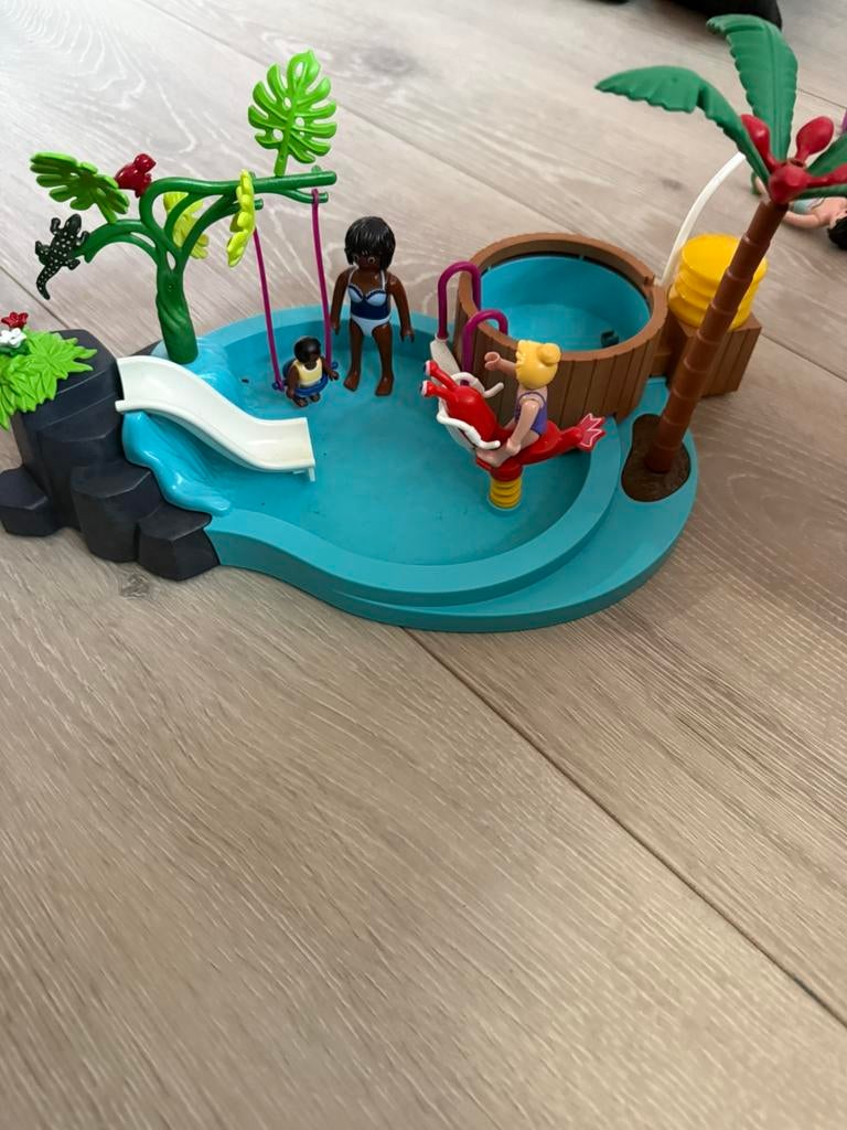 Playmobil waterpark, Kinderen en Baby's, Speelgoed | Playmobil, Ophalen of Verzenden, Zo goed als nieuw, Complete set