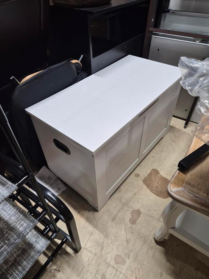 Witte kist, handig voor schoenen of speelgoed (80x40x50cm), Huis en Inrichting, Woonaccessoires | Kisten, Nieuw, 50 tot 75 cm