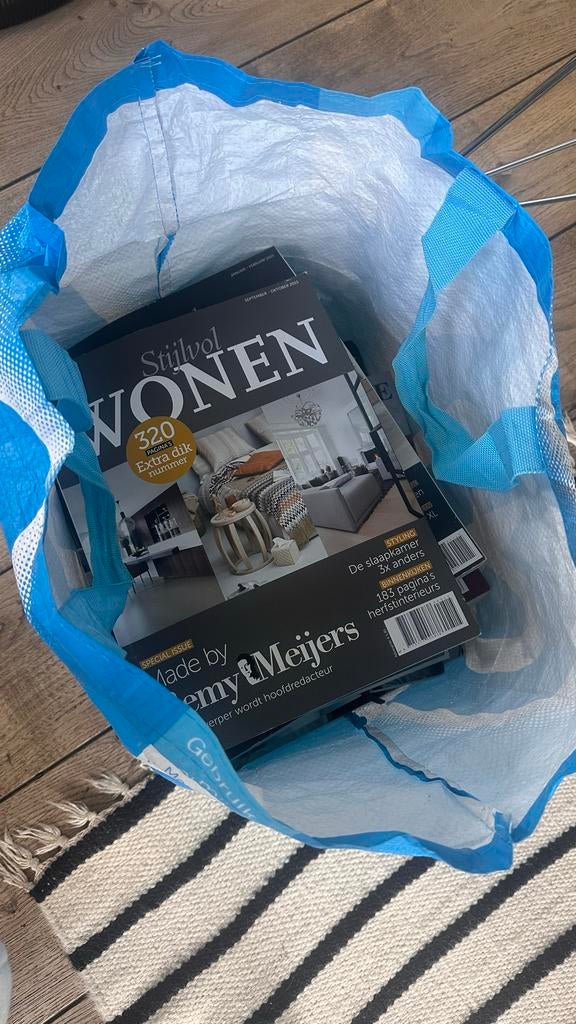 Diverse mode- en woontijdschriften (Elle, Vogue, Stijlvol Wo, Boeken, Tijdschriften en Kranten, Ophalen, Gelezen, Damesbladen