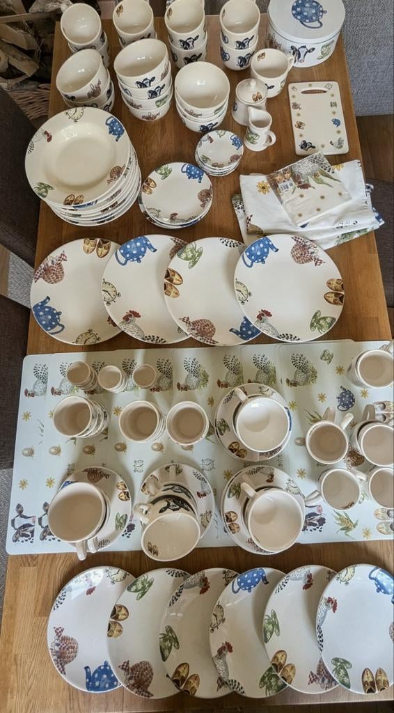 Servies Alie Kruse Kolk , Landleven, Ophalen, Gebruikt, Overige stijlen, Porselein
