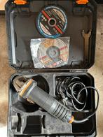 Worx haakse slijper 125mm slijptol, Ophalen of Verzenden, Gebruikt