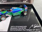 ✅ Mick Schumacher 1:43 2017 Demo run Spa Belgium 2017 594pcs, Ophalen of Verzenden, Nieuw, Formule 1