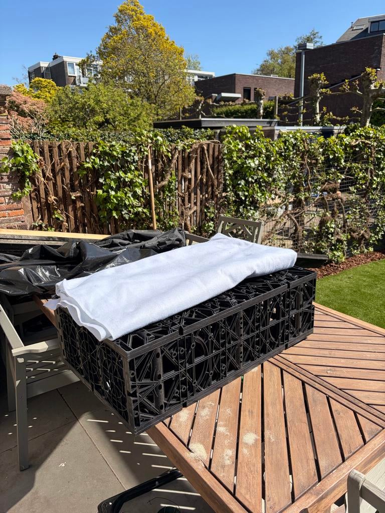 Infiltratiekrat 100 Liter met Geotextiel, Tuin en Terras, Ophalen of Verzenden, Nieuw