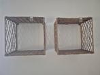 Riviera maison rustic rattan wanbox 2 keer, Ophalen, Minder dan 50 cm, Zo goed als nieuw, Minder dan 50 cm