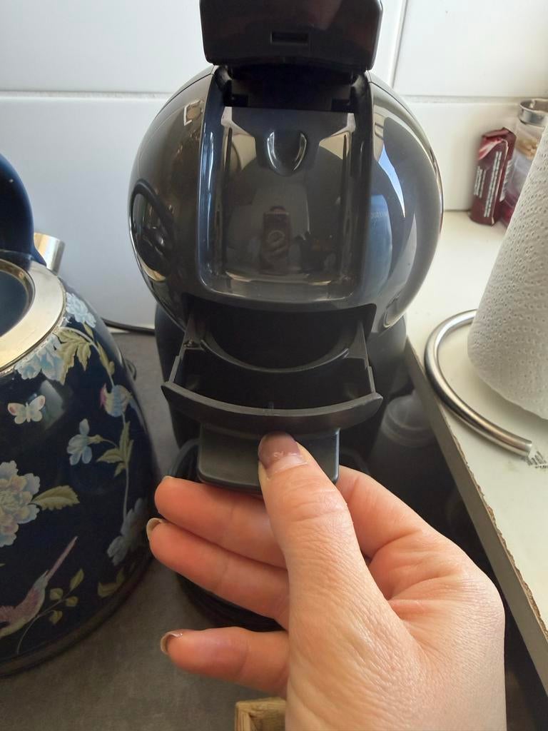 Krups NESCAFÉ Dolce Gusto MiniMe KP120810 Antraciet, Koffiemachine, Ophalen of Verzenden, Zo goed als nieuw, 1 kopje