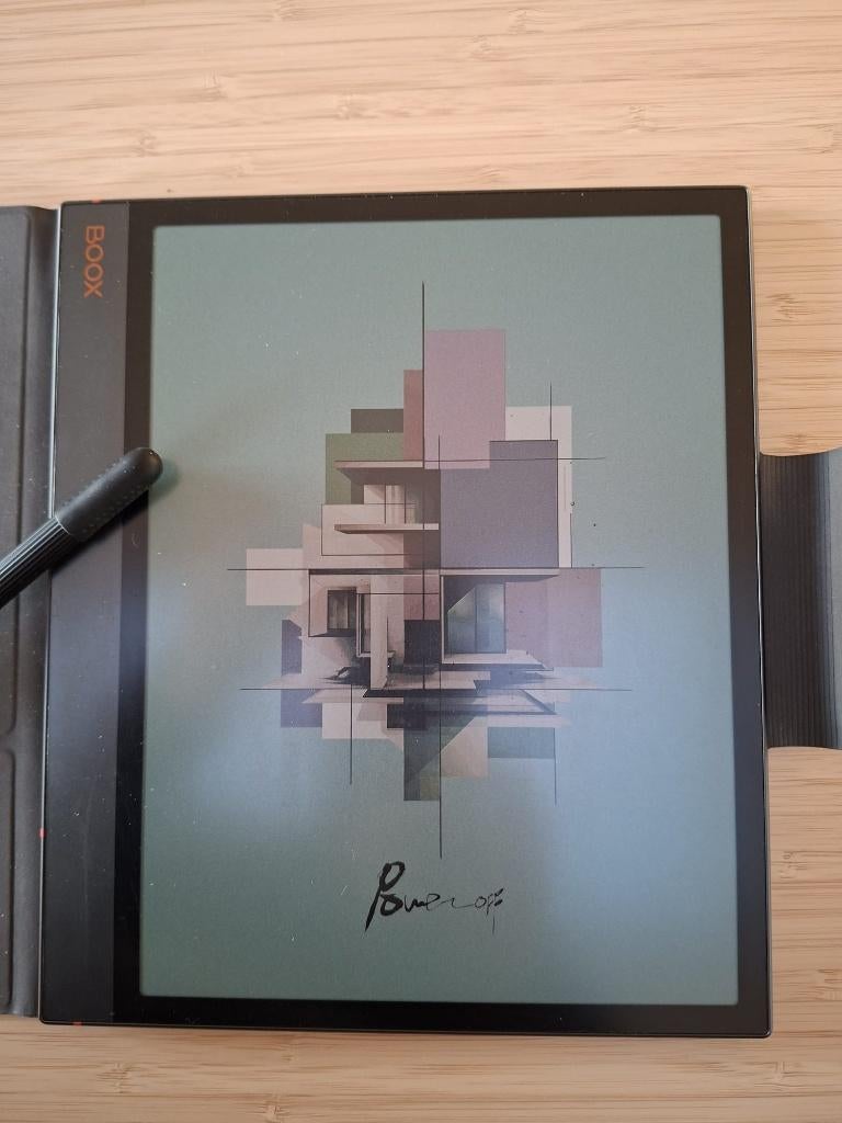 Boox Onyx Note Air 3 C e-ink tablet + case + pencil, Ophalen, 10 inch of meer, 16 GB of meer, BOOX