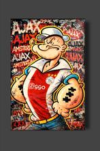 Popeye de Zeeman in Ajax-tenue - Uniek kunstwerk, Ophalen of Verzenden