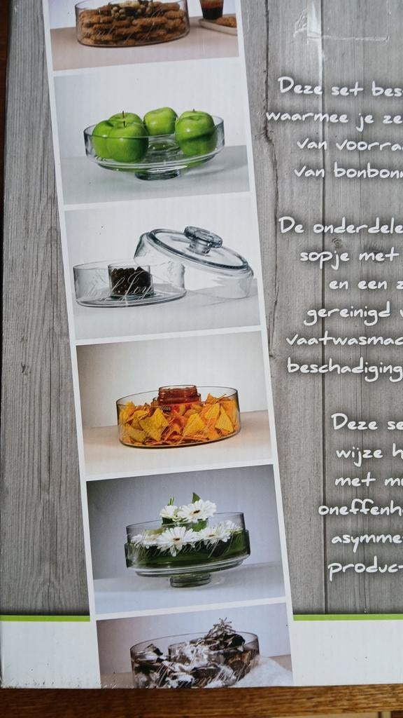 Mooie fruitschaal , bloemenschaal, bonbonniere. Nieuw ., Ophalen, Nieuw