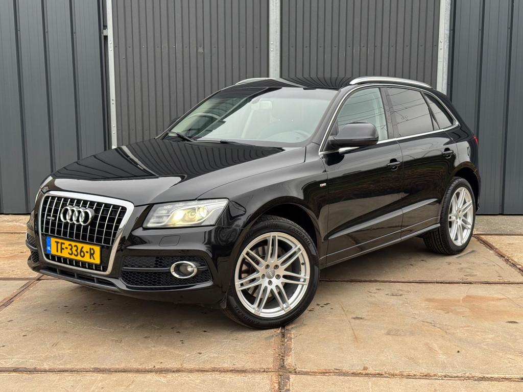 Audi Q5 3.0 TDI quattro Pro Line S B&o | Trekhaak | Topstaat, Auto's, Euro 5, Gebruikt, Zwart, Zwart