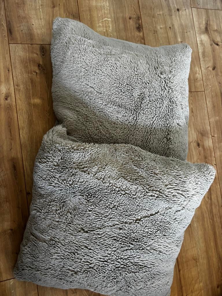 Dutch decor kussen, Ophalen of Verzenden, Zo goed als nieuw, Grijs, Vierkant