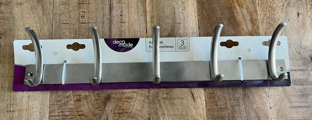 Kapstok 5 haaks, Nieuw, Minder dan 100 cm, Metaal, Ophalen