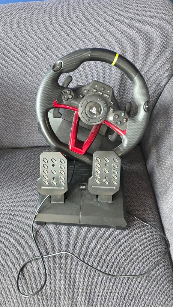 Stuur met pedalen voor PlayStation, Ophalen of Verzenden, Zo goed als nieuw, Stuur of Pedalen, PlayStation 4