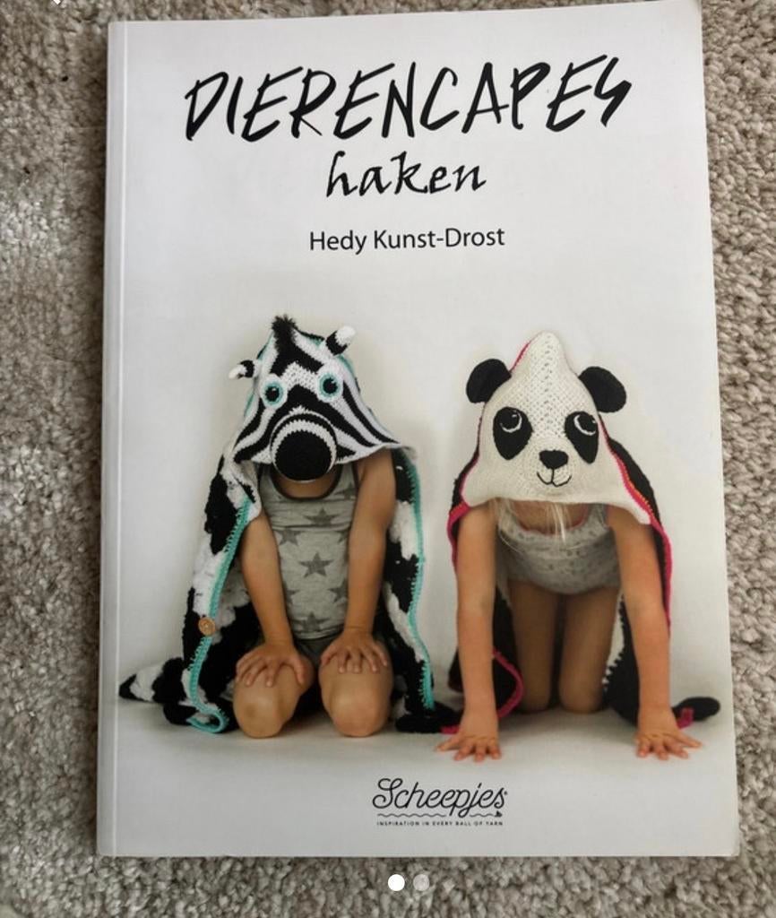 Dierencapes haken - Hedy Kunst-Drost Scheepjes, Boeken, Ophalen of Verzenden, Zo goed als nieuw, Breien en Haken, Geschikt voor kinderen
