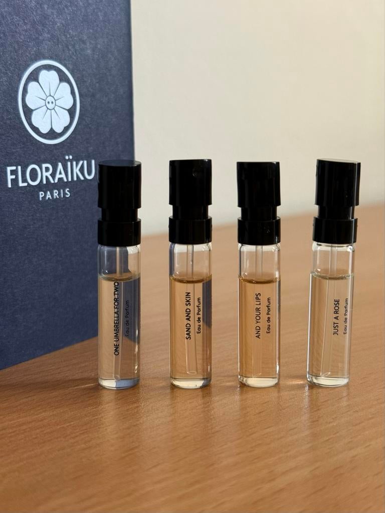 Floraïku samples 4x1,5ml, Ophalen of Verzenden, Gebruikt