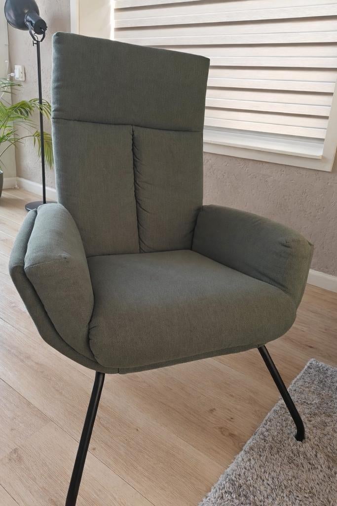 Mooie groene stoel, Ophalen, Overige kleuren, Zo goed als nieuw, Stof