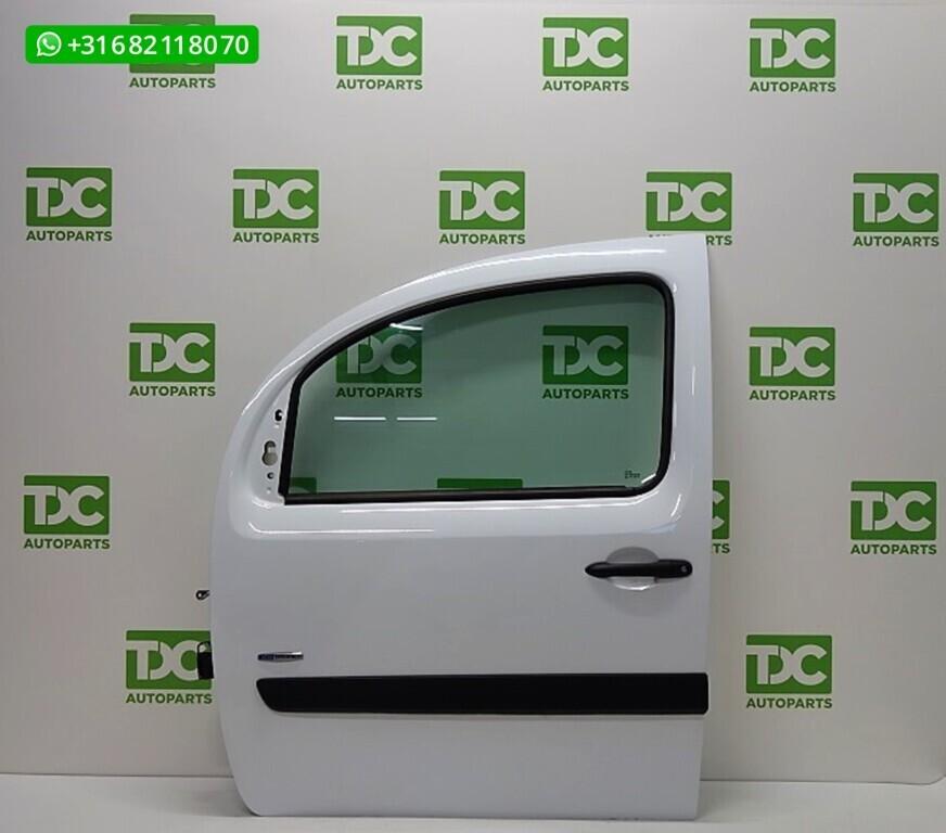 Renault Kangoo ('07-'19) Voorportier links wit, Auto-onderdelen, Gebruikt, Voor, Ophalen of Verzenden, Renault