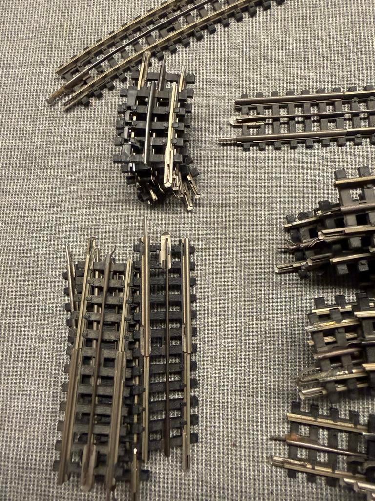 Partij Vintage Trix Express Rails - Western Germany (3-rail), Hobby en Vrije tijd, Modeltreinen | N-Spoor, Gebruikt, Gelijkstroom