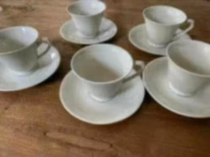 Mosa Maastricht kop en schotel (5 setjes), Huis en Inrichting, Keuken | Servies, Nieuw, Kop(pen) en/of Schotel(s), Overige stijlen