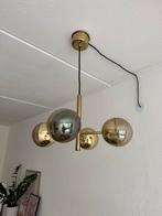 H&M Home hanglamp metaal, goud en glas, Huis en Inrichting, Lampen | Hanglampen, Ophalen, Zo goed als nieuw, Metaal, Minder dan 50 cm