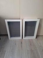 IKEA Kasseby Vitrine Kastjes - Wit (2 stuks), Ophalen, Minder dan 50 cm, Glas, Minder dan 25 cm