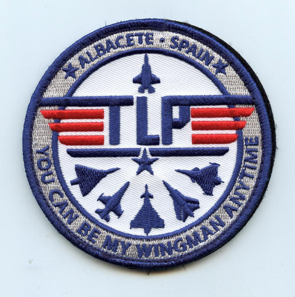 NATO luchtmacht patch TLP Albacete F-16 velcro v3, Ophalen of Verzenden, Luchtmacht, Nederland, Embleem of Badge