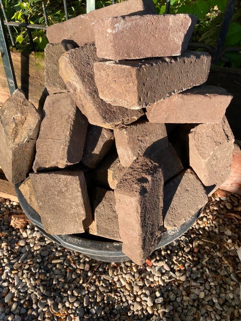 Waaltjes klinkers GRATIS, Tuin en Terras, Tegels en Klinkers, Ophalen, Beton, Klinkers
