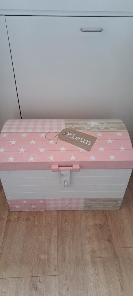 Houten Speelgoedkist met naam PLEUN, Ophalen, Overige typen