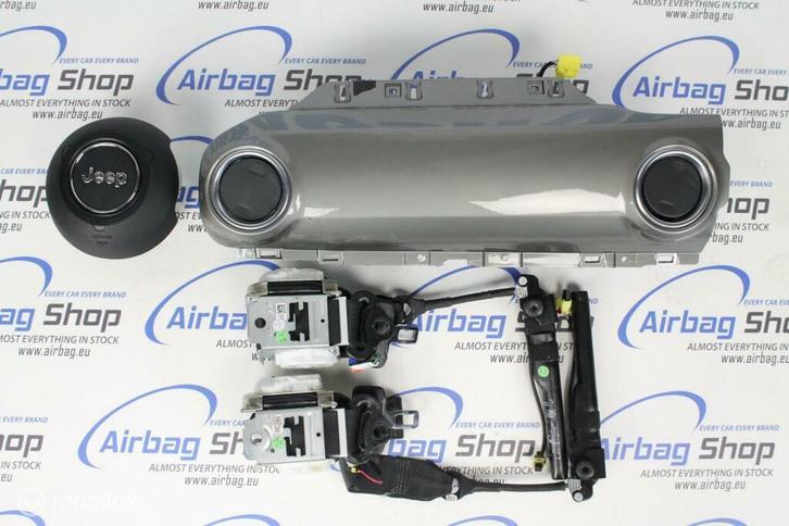 Airbag set – Paneel grijs Jeep Wrangler (2017-heden), Auto-onderdelen, Dashboard en Schakelaars, Gebruikt, Ophalen of Verzenden