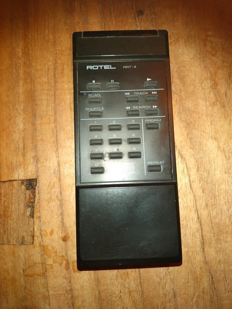 Rotel RRt-4 Afstandsbediening voor CD-speler, Ophalen of Verzenden, Gebruikt, Origineel, Mediaspeler