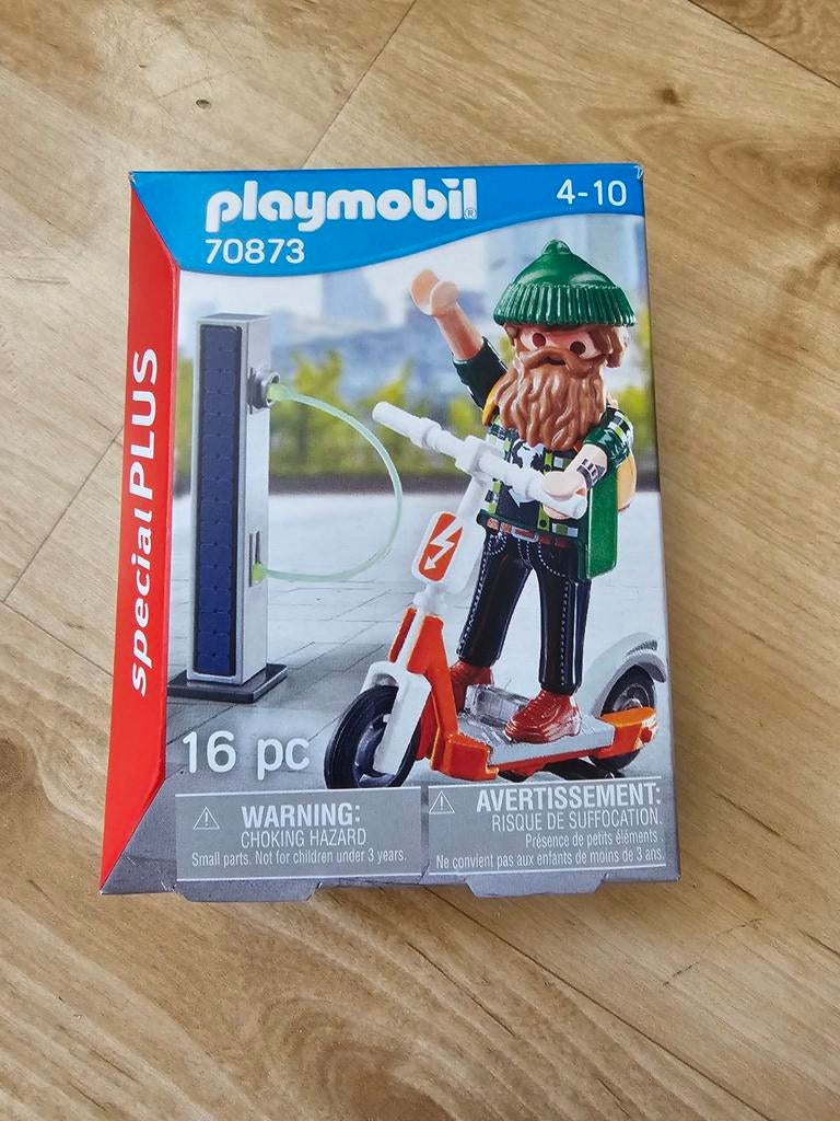 Playmobil 70873 Special Plus - Man met E-step Nieuw, Ophalen of Verzenden, Nieuw, Complete set