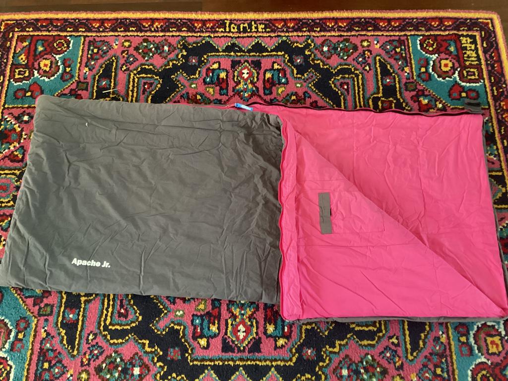 Kinderslaapzak Vrijbuiter Apache JR, Caravans en Kamperen, Slaapzakken, Ophalen of Verzenden, Gebruikt