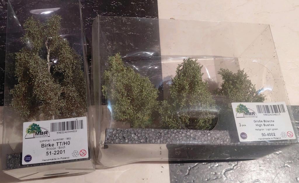 MBR modeltrein scenery H0 - struiken en bomen, Ophalen of Verzenden, Nieuw, Natuur, Overige merken