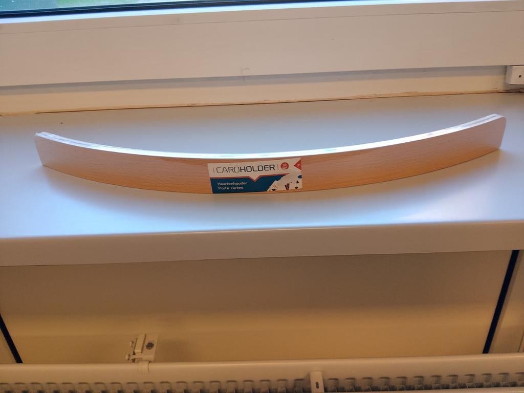 Houten kaarthouder voor spelletjes - 50 cm - Nieuw., Een of twee spelers, Ophalen of Verzenden, Nieuw, Shop for Toys