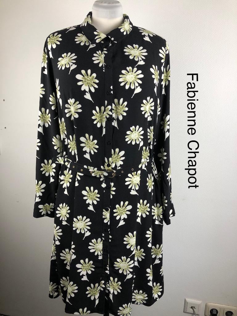 Fabienne Chapot Jurk  (mt: 42) 19,2/8901, Zwart, Maat 42/44 (L), Ophalen of Verzenden, Zo goed als nieuw